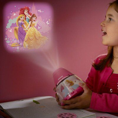 Disney Princess Pink Princess LED Projector & night light