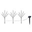 Diso Brown Tree Solar-powered LED Outdoor Stake light, Set of 3