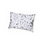 Ditsy seed Blue & white Cushion (L)50cm x (W)30cm