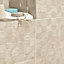 Diverso squares Sand Matt Stone effect Ceramic Tile, Pack of 6, (L)598mm (W)298mm