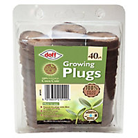 Doff Coco Coir Peat-free Growing plug, Pack of 40