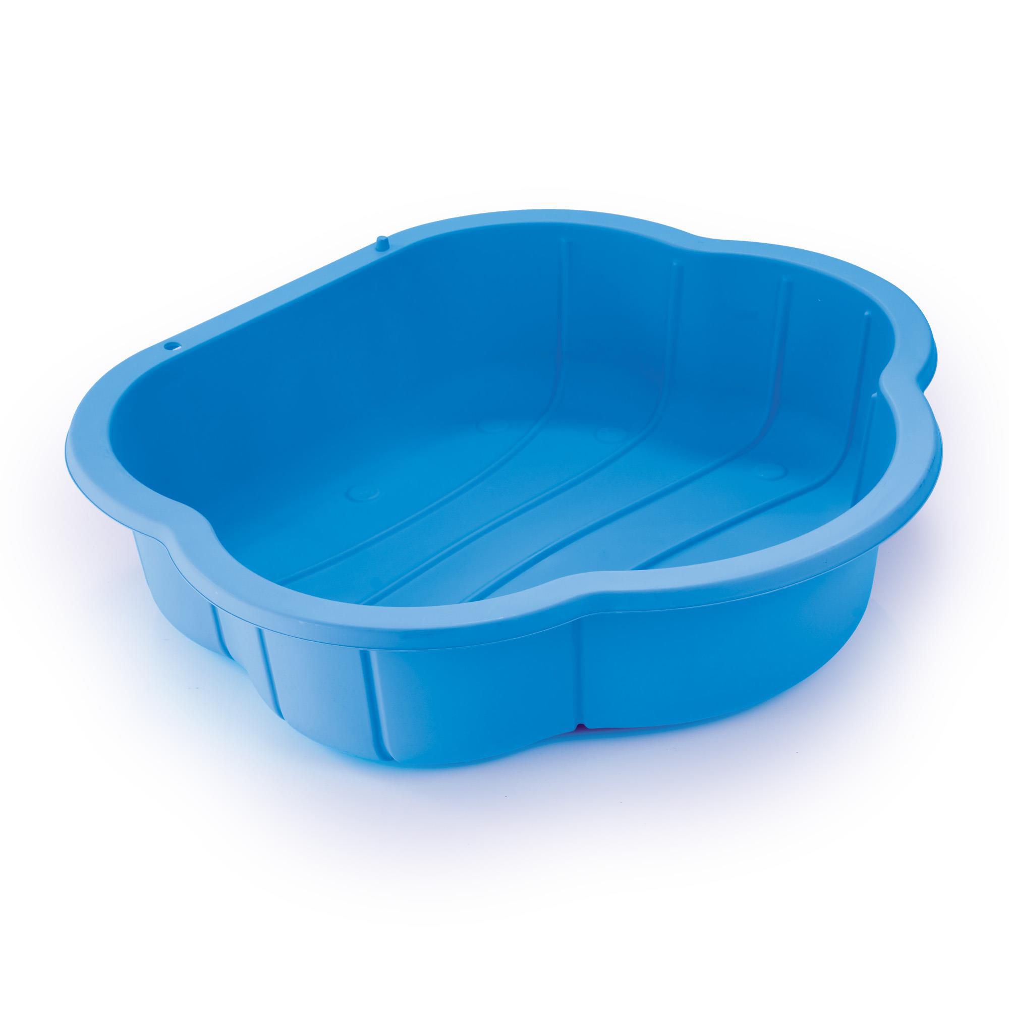 Dolu Blue Plastic Shell Sand pit with 2 halves