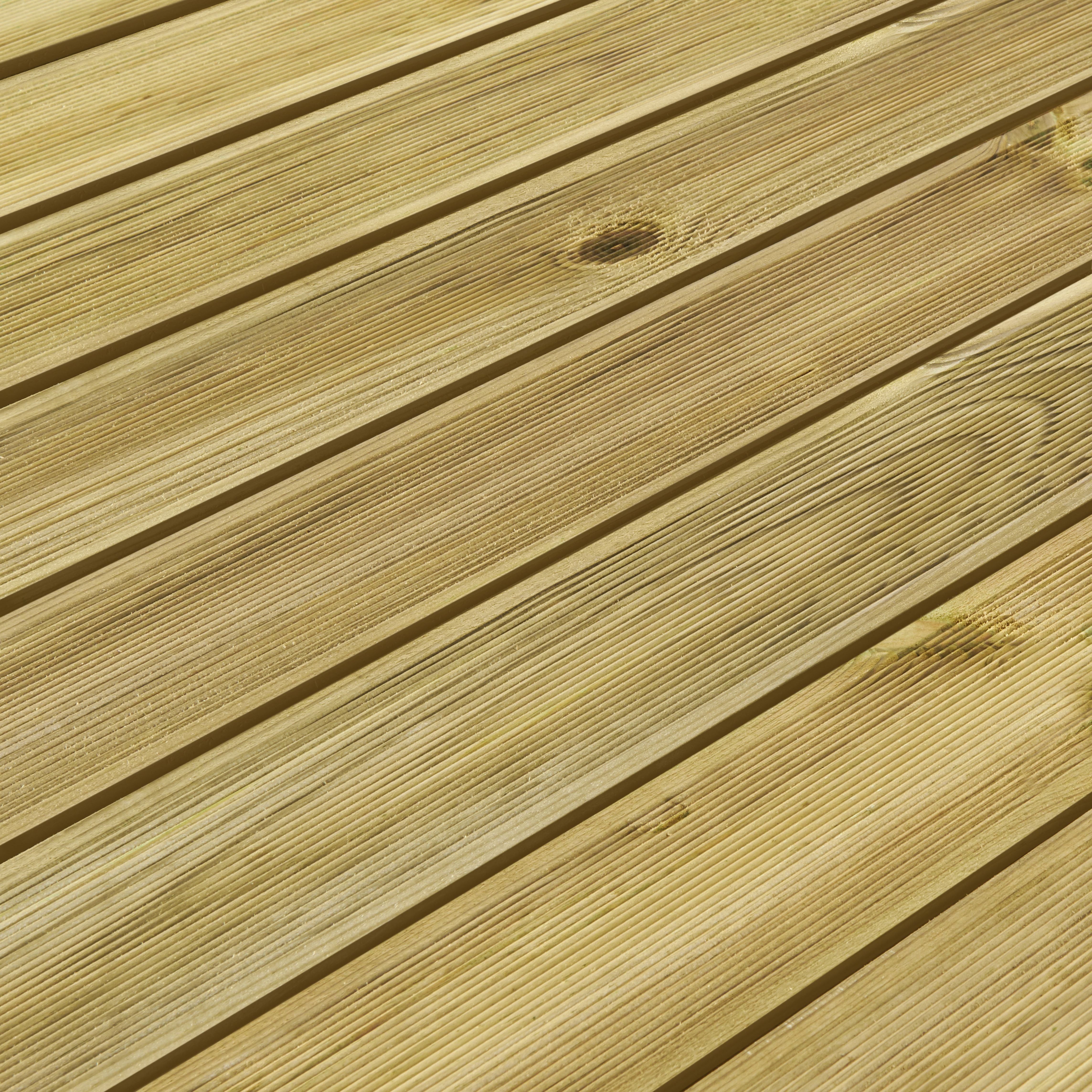 Don Natural Pine Deck board (L)2.4m (W)95mm (T)20mm