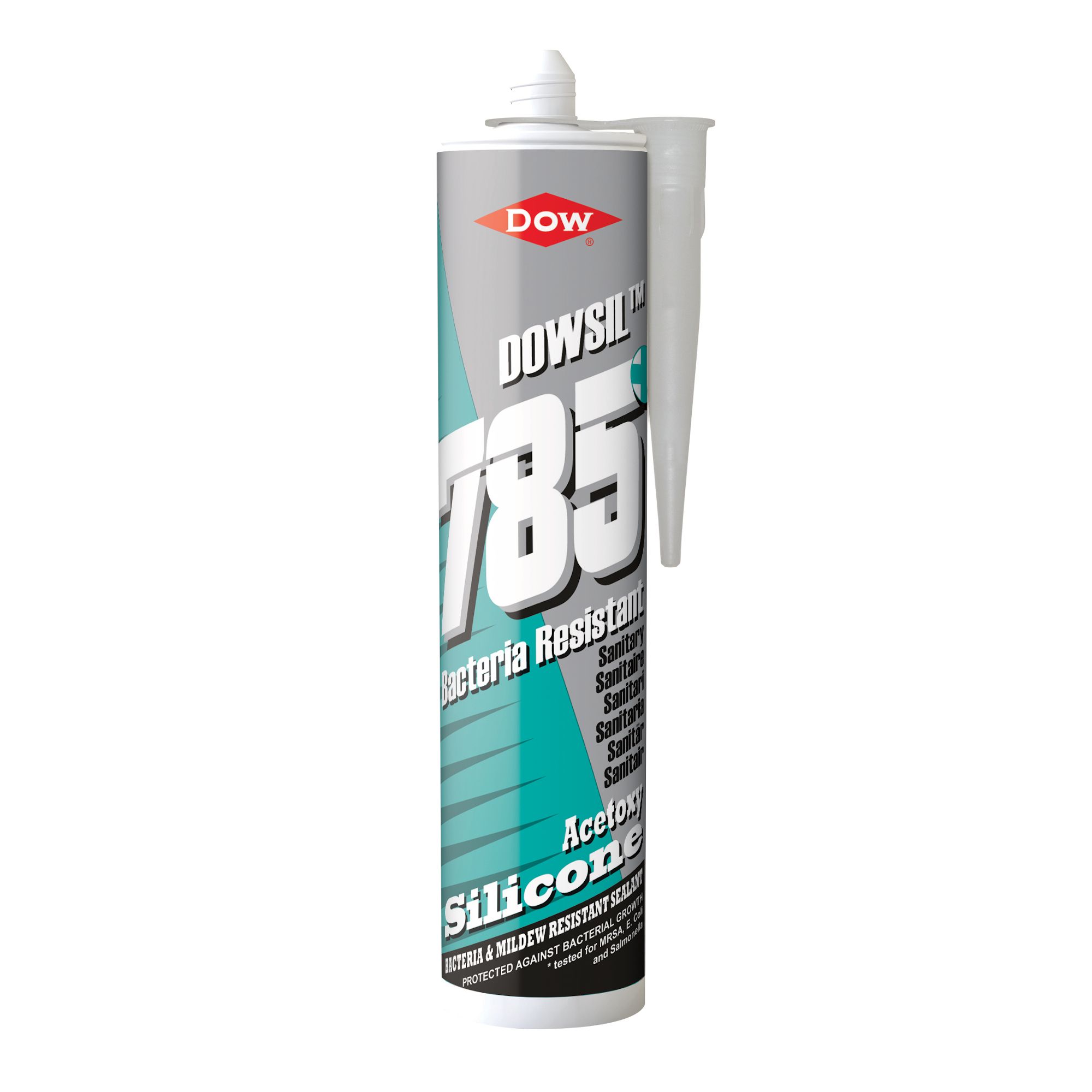Dow 785+ Clear Silicone-based Bathroom & kitchen Sanitary sealant, 310ml