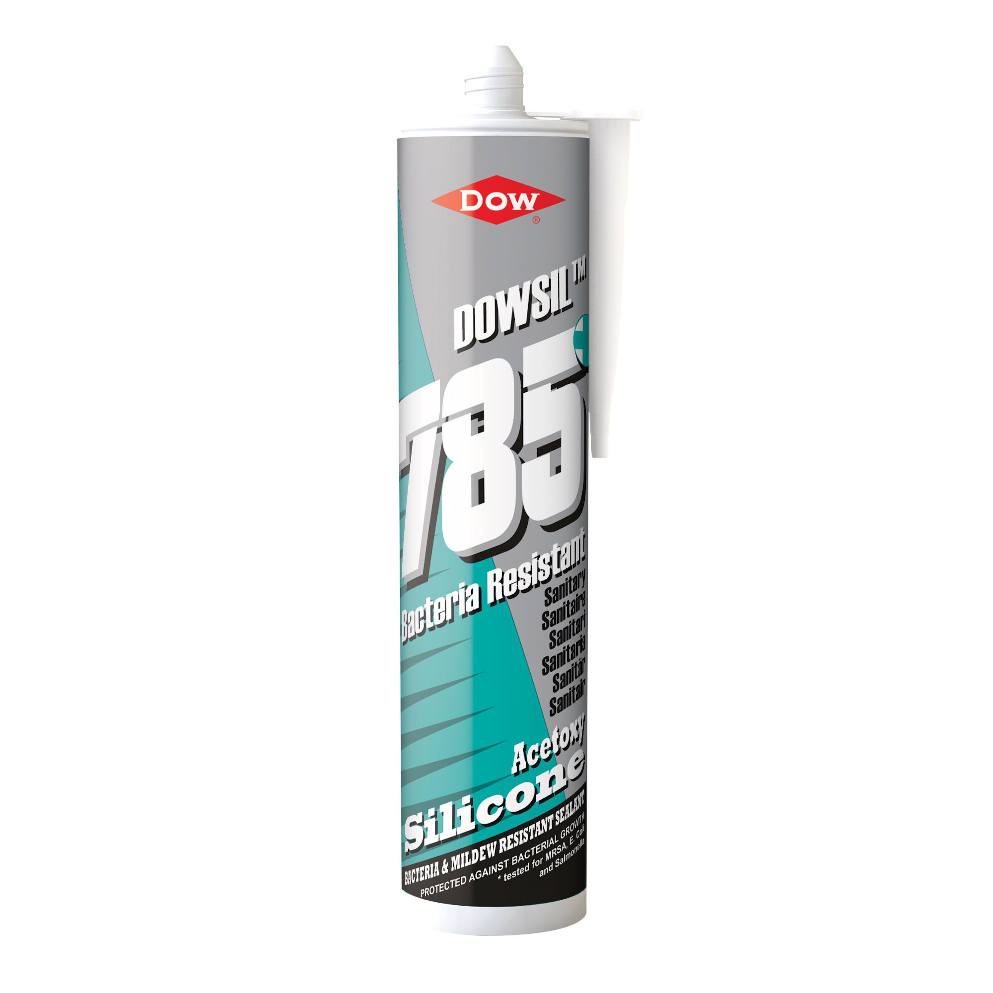 Dow 785 Mould Resistant White Kitchen Bathroom Silicone Based Sealant 310ml Diy At B Q