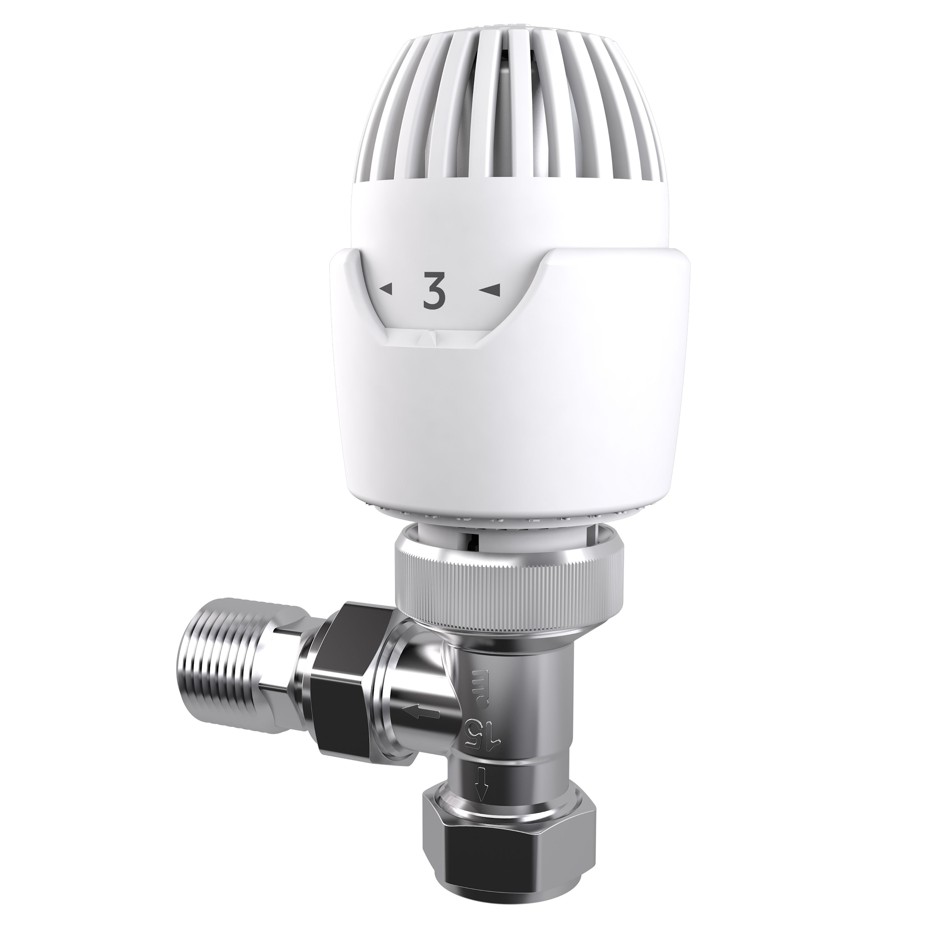 Drayton 08 09 260 White Angled Radiator valve & lockshield (Dia)15mm Price Comparisons | Compare The Build