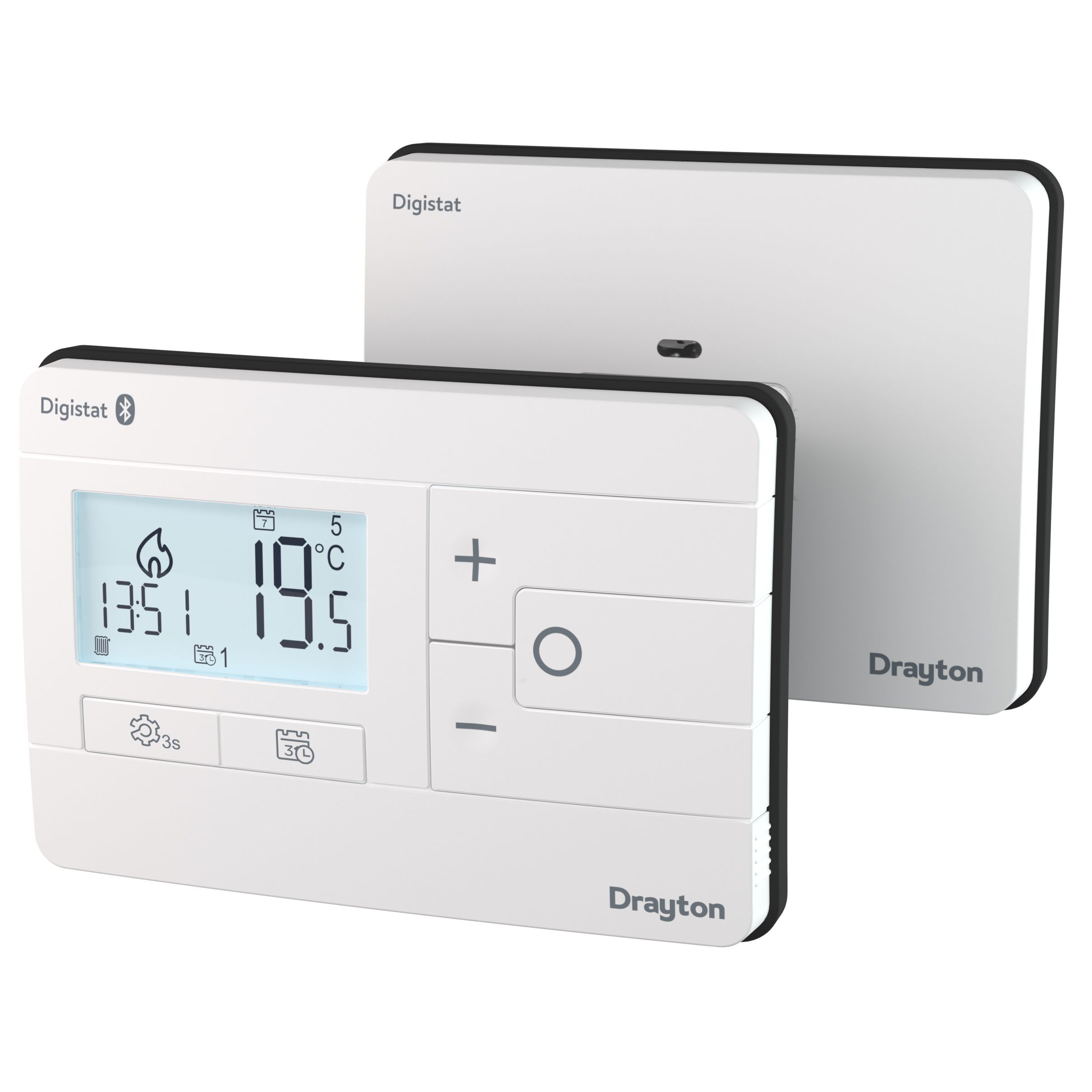 Drayton Digistat RF901 App controlled Thermostat, White | DIY at Bu0026Q