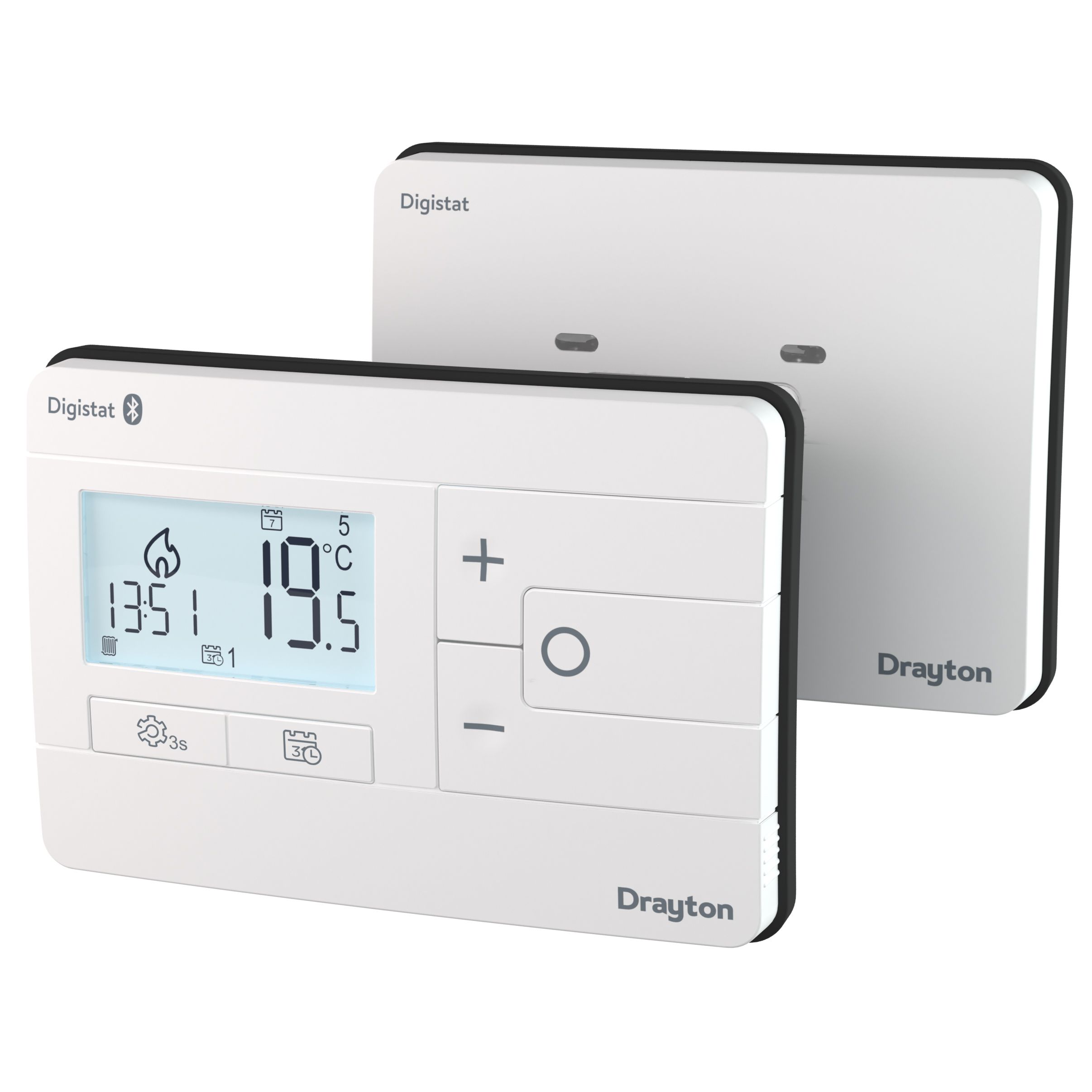 Drayton Digistat RF902 App controlled Thermostat, White