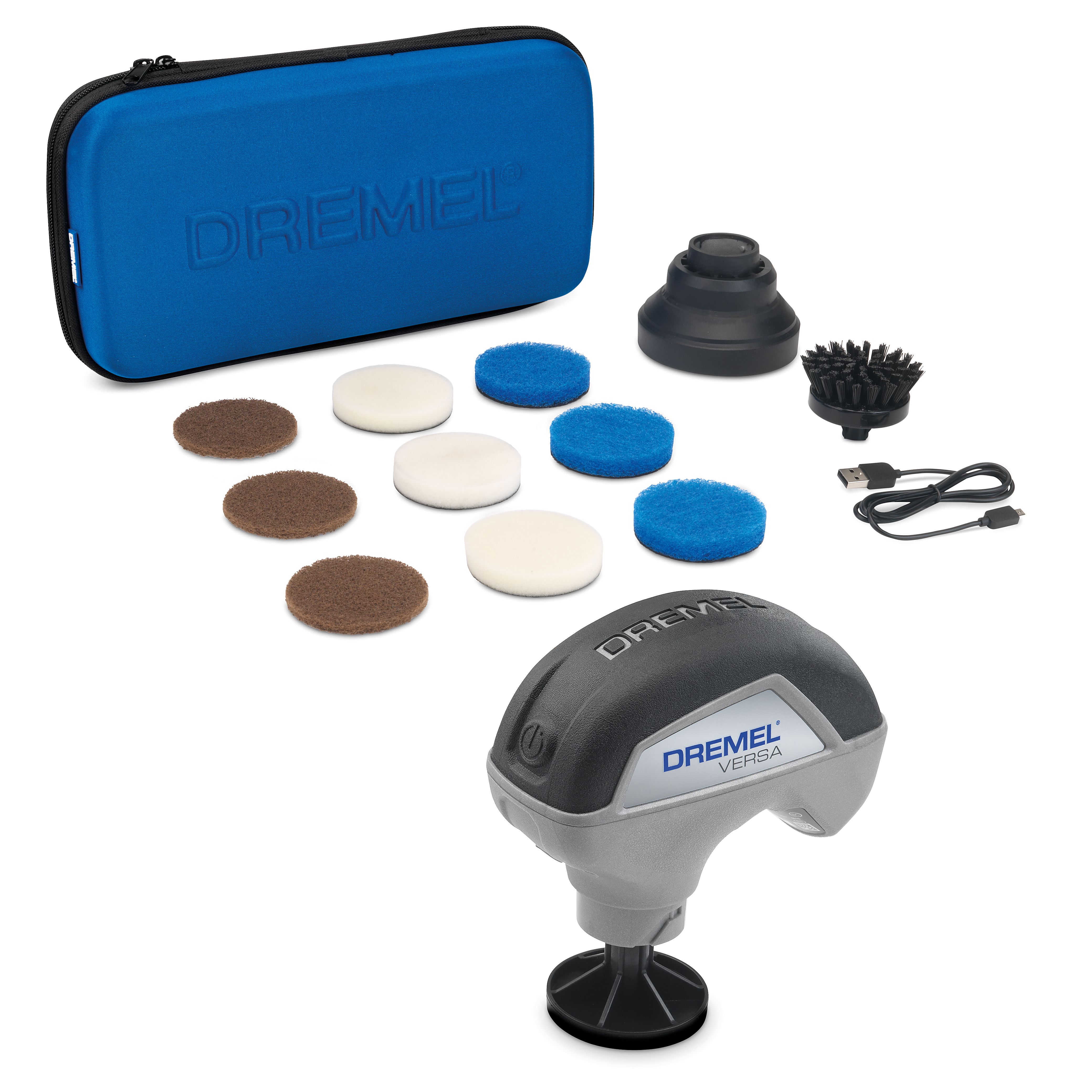 Dremel Versa Power Cleaning Tool Kit for Tile, Pans, Stoves, Tubs, Sinks,  Auto, Bathrooms, & Grills 