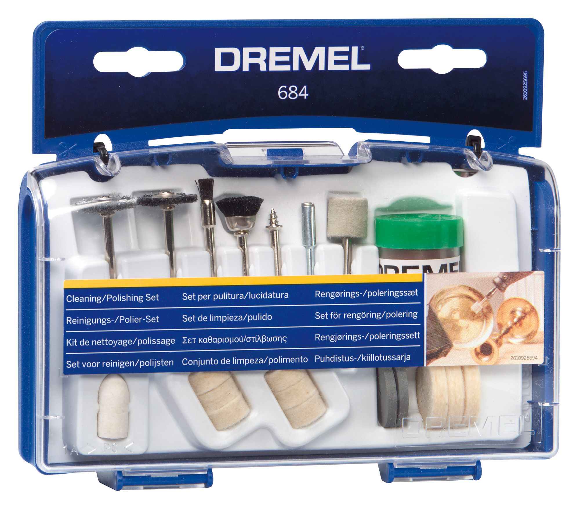 Dremel 26150684JA Cleaning//Polishing kit 20pcs. 1 Set at Rs 2250/set, Cleaning Kit in Bengaluru