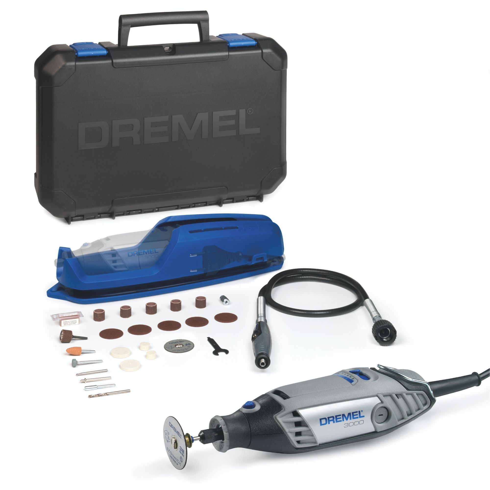 Set 3 frese per scanalatura nel legno per Dremel Trio TR673 - Giordanojolly