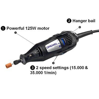 Dremel 230V 130W Corded Multi tool 3000-1/25