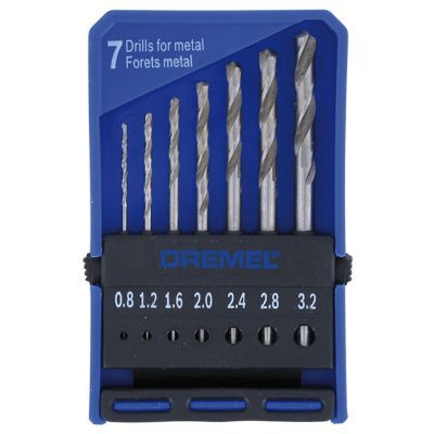 Dremel 7 piece Metal Drill bit set 628