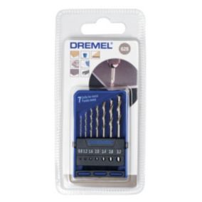 Dremel 7 piece Metal Drill bit set - 628