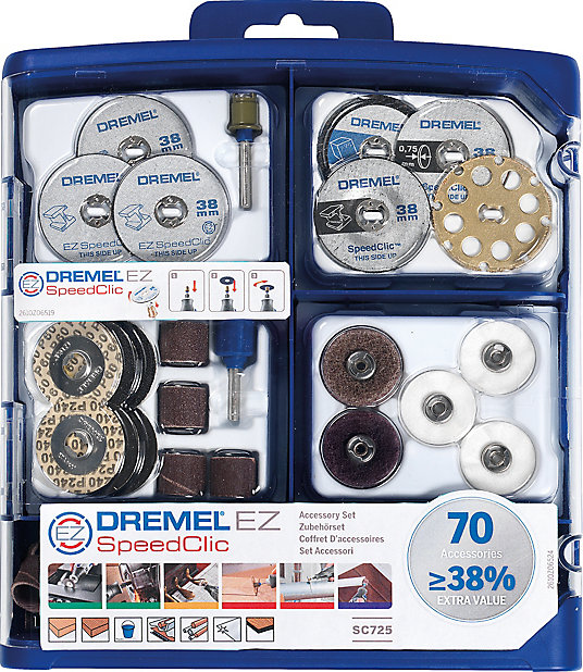 Dremel EZ SpeedClic 70 piece Multi-tool kit | DIY at B&Q