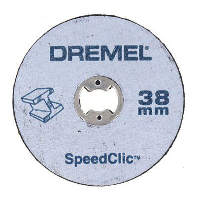 Lot de 2 disques à meuler - DREMEL - S541 EZ SpeedClic - Ø 38mm