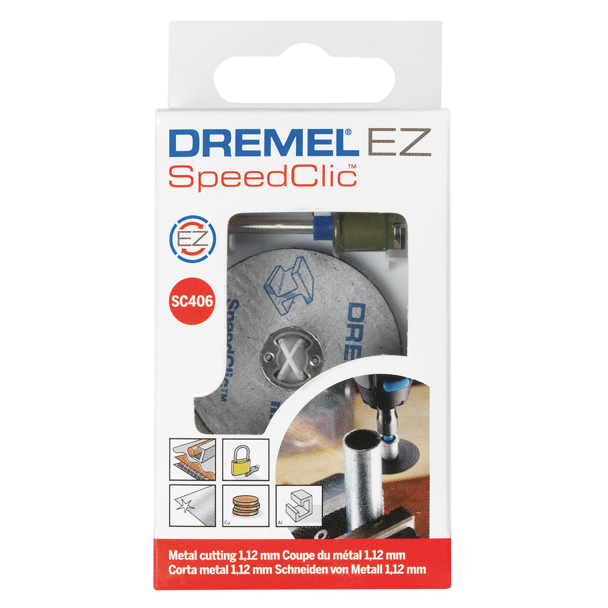 Dremel EZ SpeedClic Cutting disc 38mm x 38mm, Set