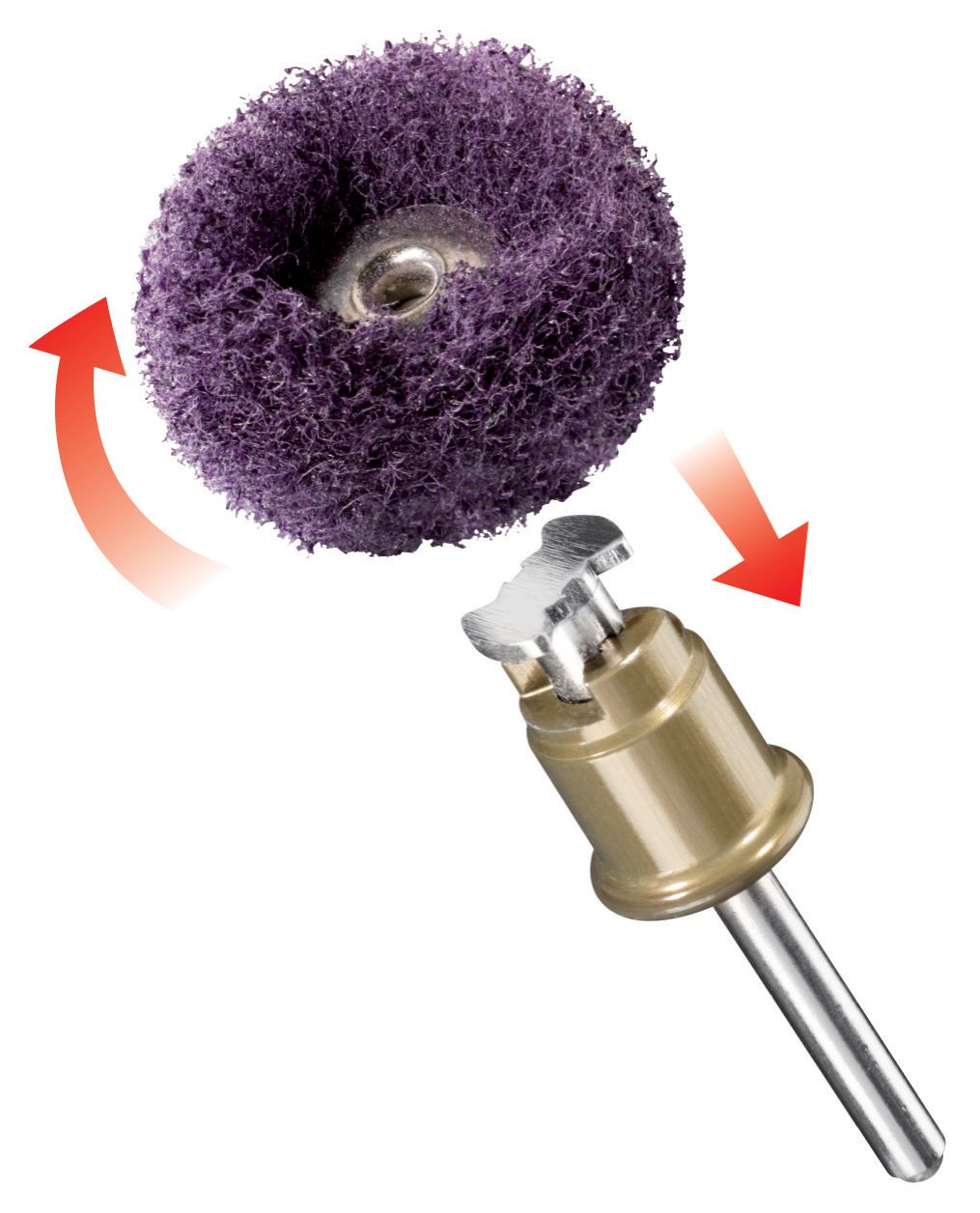 Dremel EZ Speedclic Sponge Wheel brush (Dia)25mm, Pack of 2
