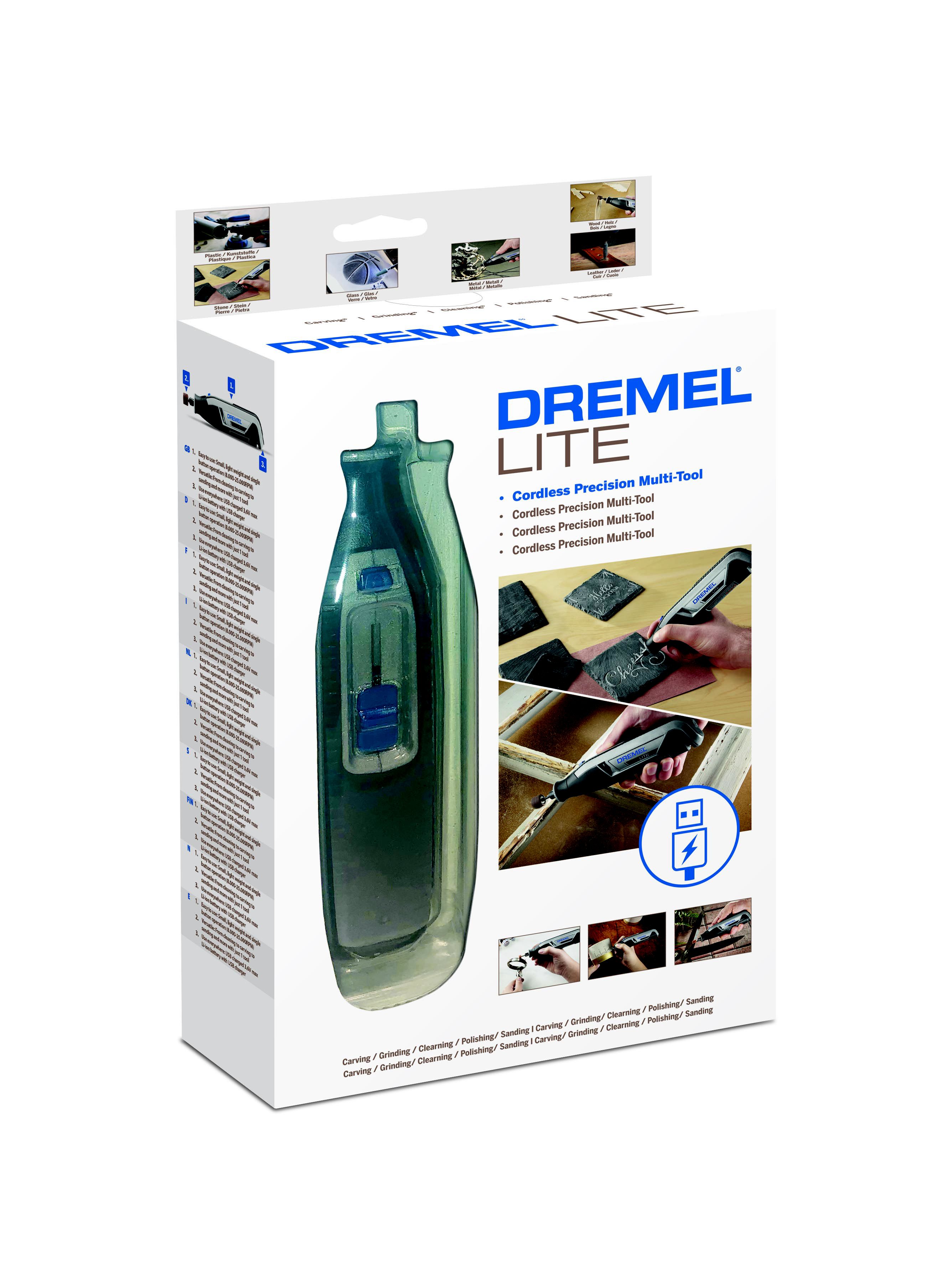 DREMEL F0137760JA 7760-15 - Multiutensile a batteria al litio 3,6V con 15  accessori