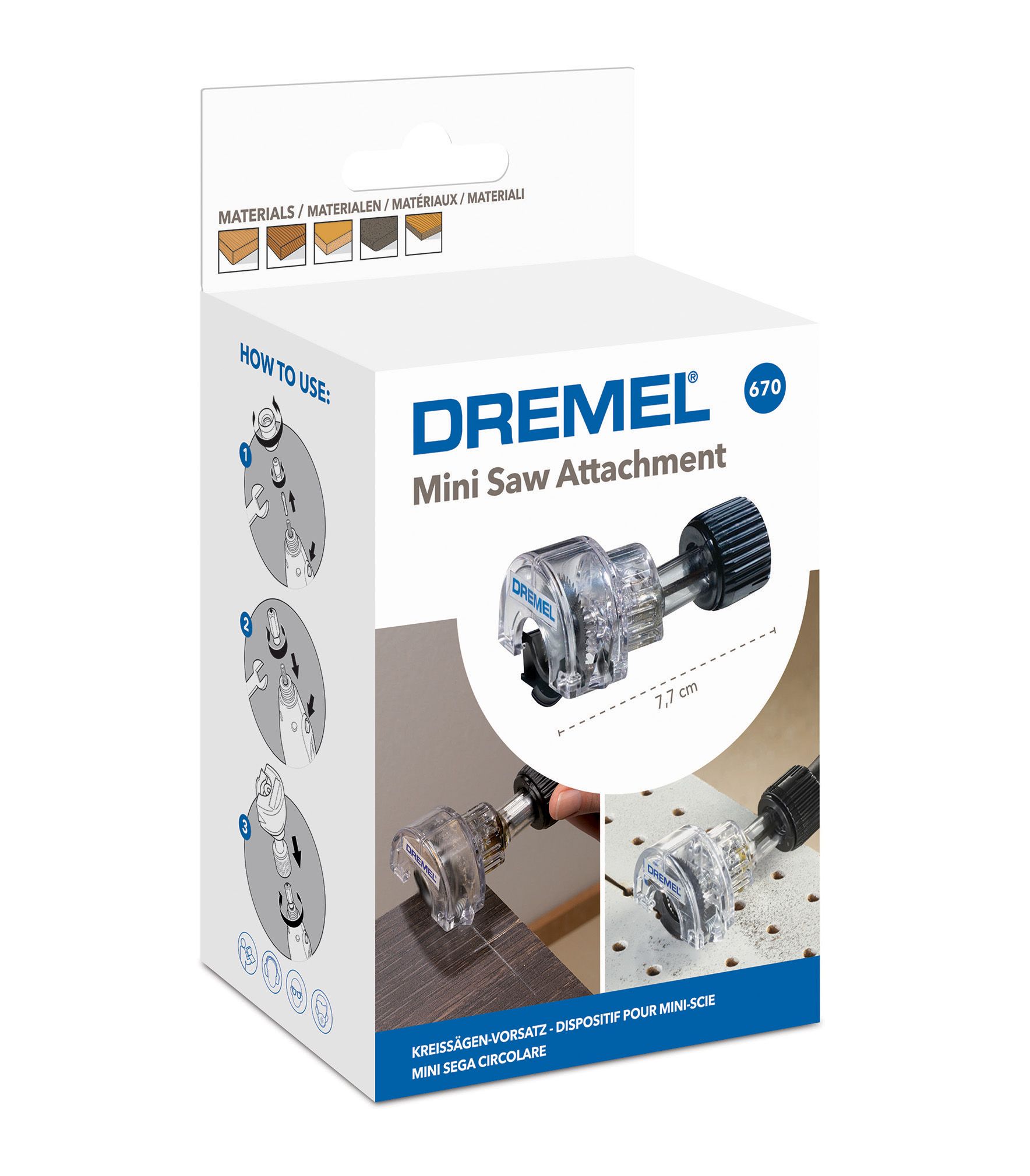 DREMEL Mini scie circulaire - 2615 0670 JD