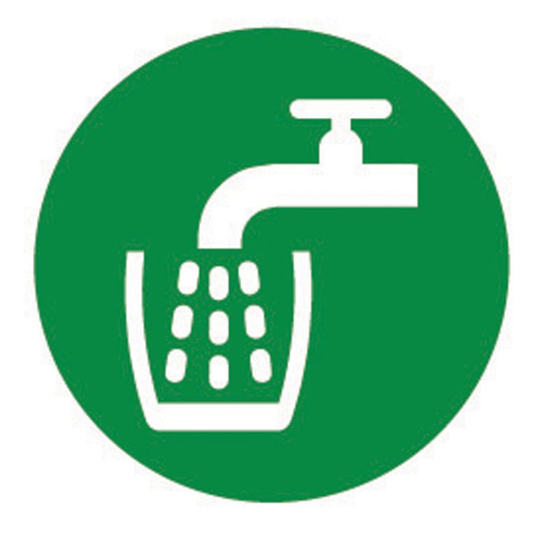 Cartello Start water-spray - A - ADL 150x150 mm