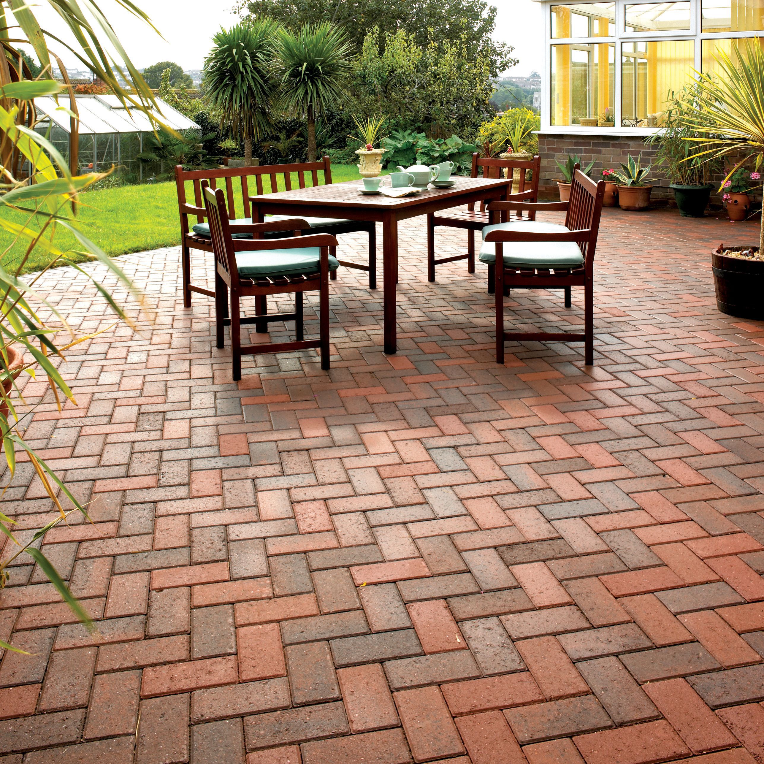 Driveway Brindle Block paving (L)200mm (W)100mm, Pack of 488 | DIY at B&Q