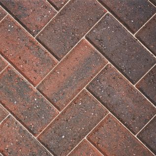 Bradstone Driveway Concrete Block Paving Brindle 200mm x 100mm x 50mm