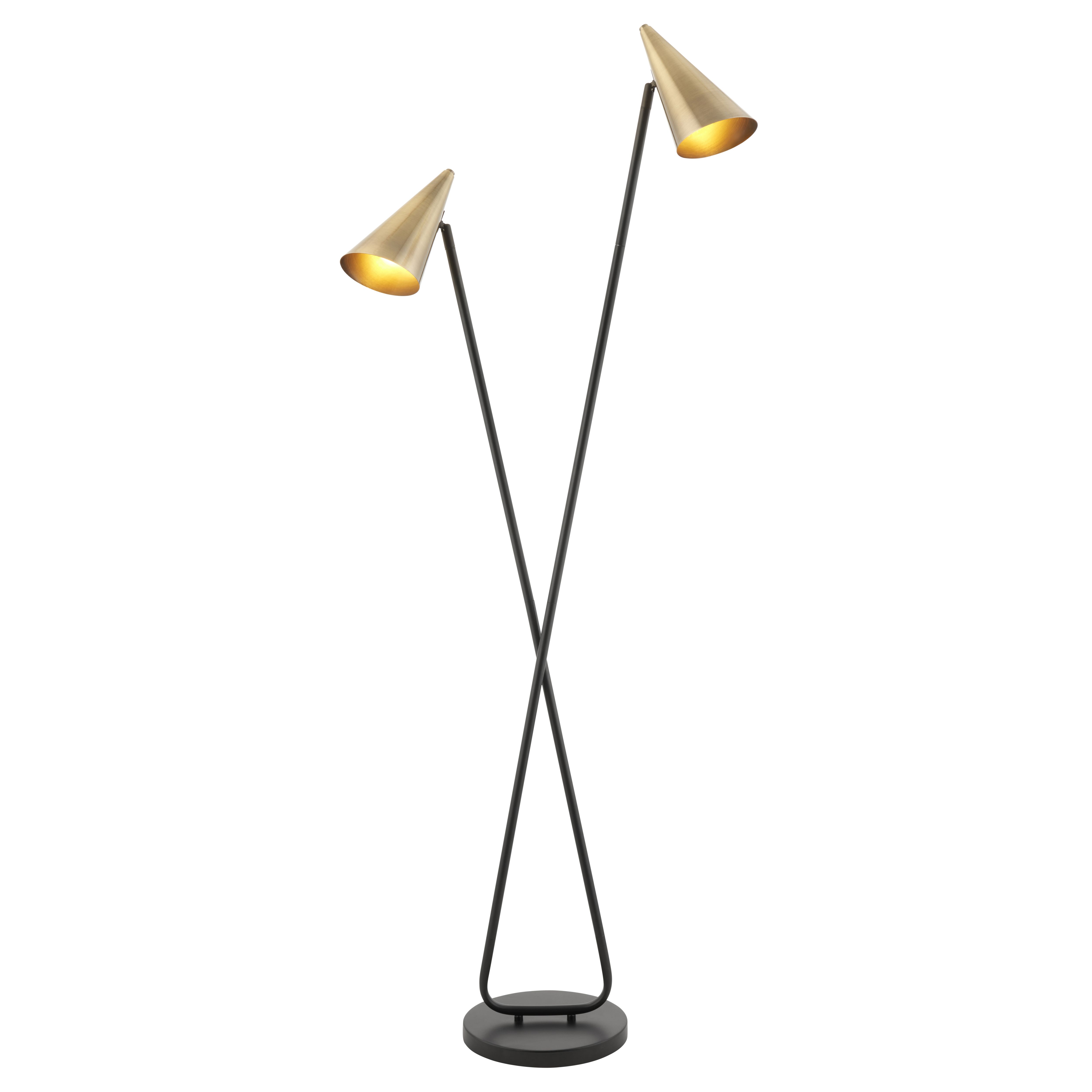 Dual modern Matt LED Floor lamp