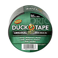 Duck Black Duct Tape (L)25m (W)50mm