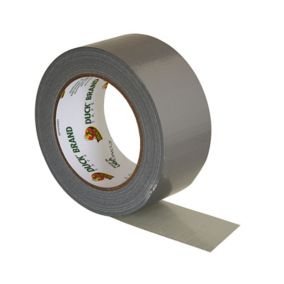 Duck Silver effect Duct Tape (L)25m (W)50mm