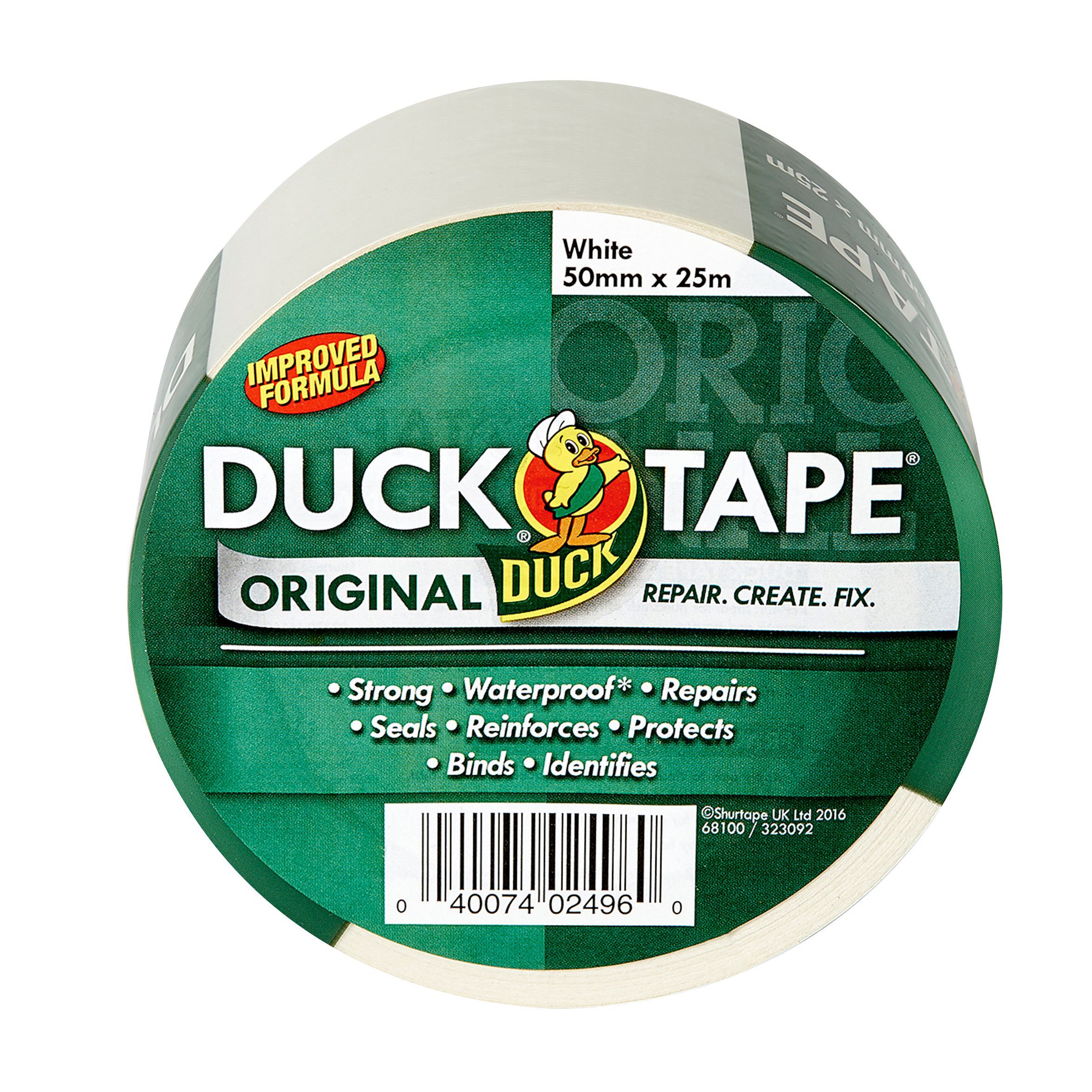 Duck White Duct Tape (L)25m (W)50mm