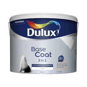 Dulux 3-in-1 White Matt Plaster Undercoat, 7L