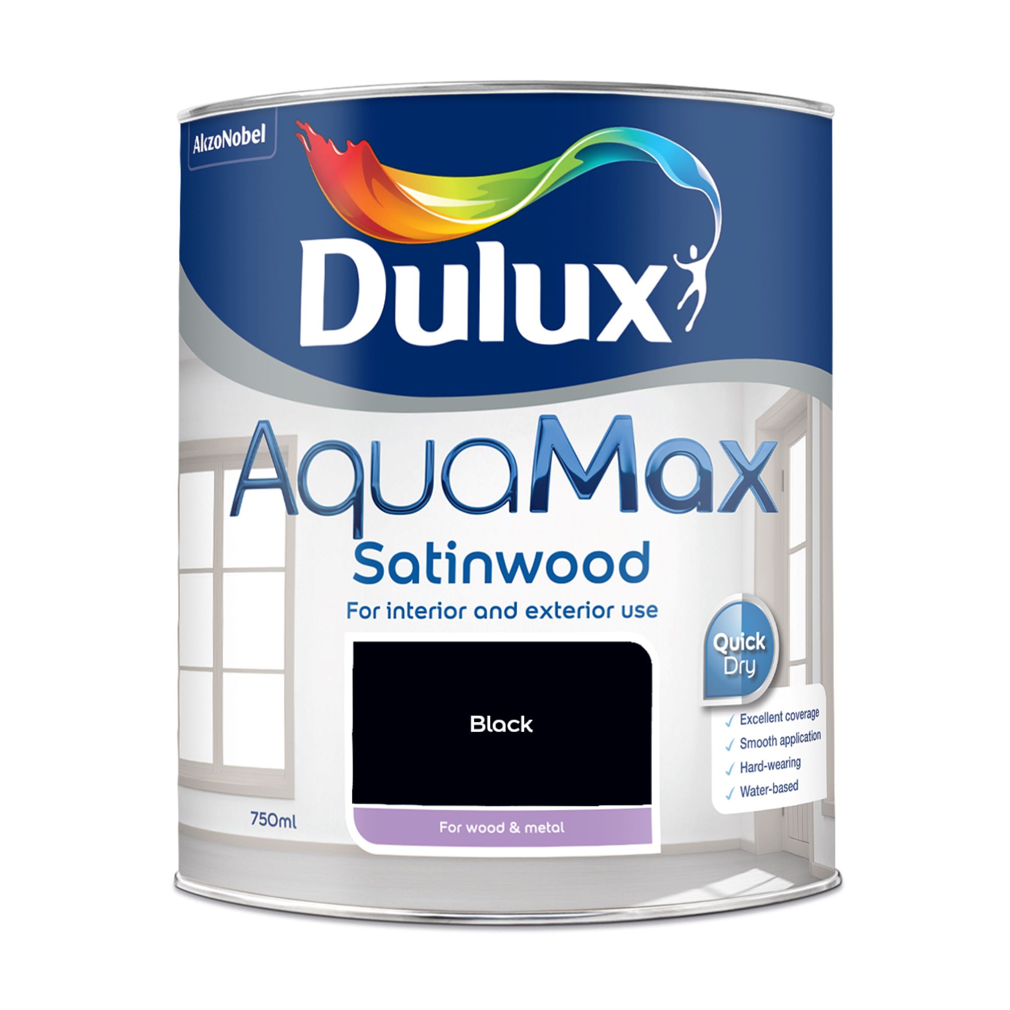 Dulux Quick Dry Satinwood Paint For Wood And