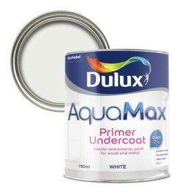 Dulux Aquamax White Metal & wood Primer & undercoat, 750ml