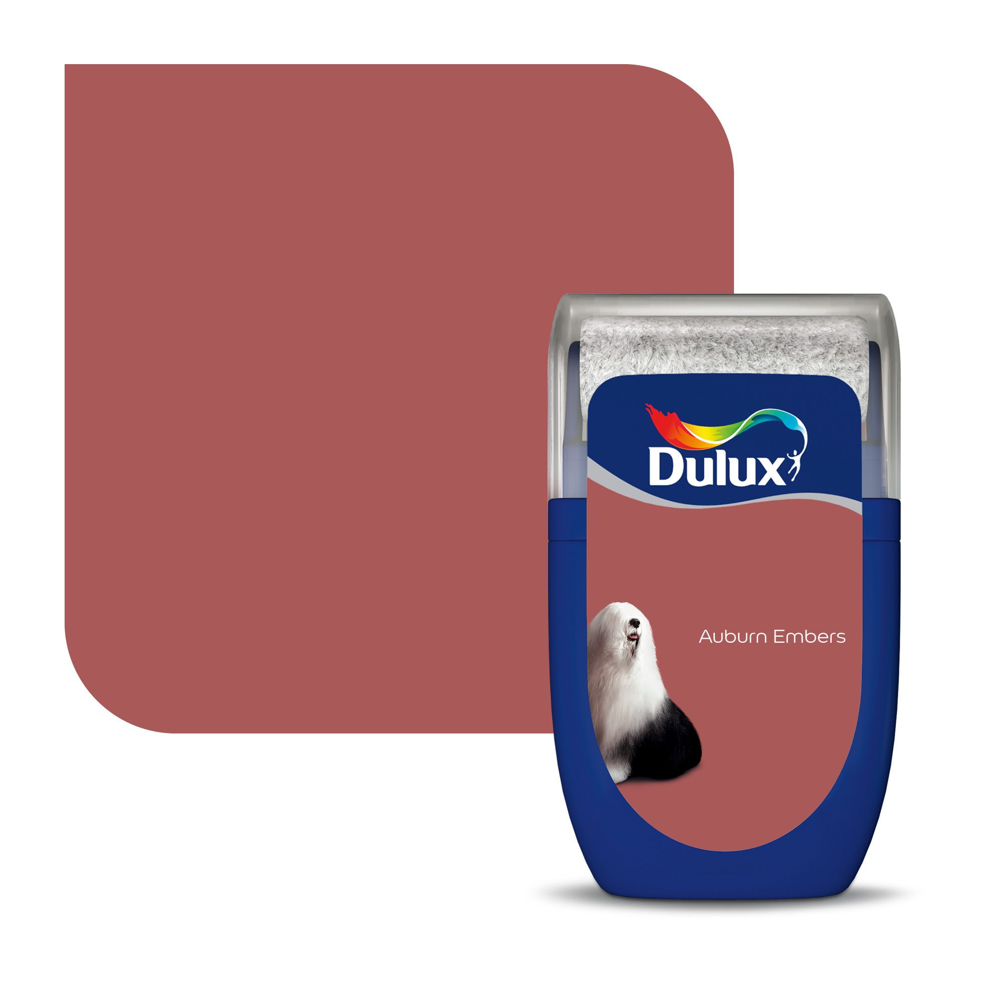 Dulux Auburn Embers Matt Wall & ceiling Emulsion paint, 30ml Tester pot