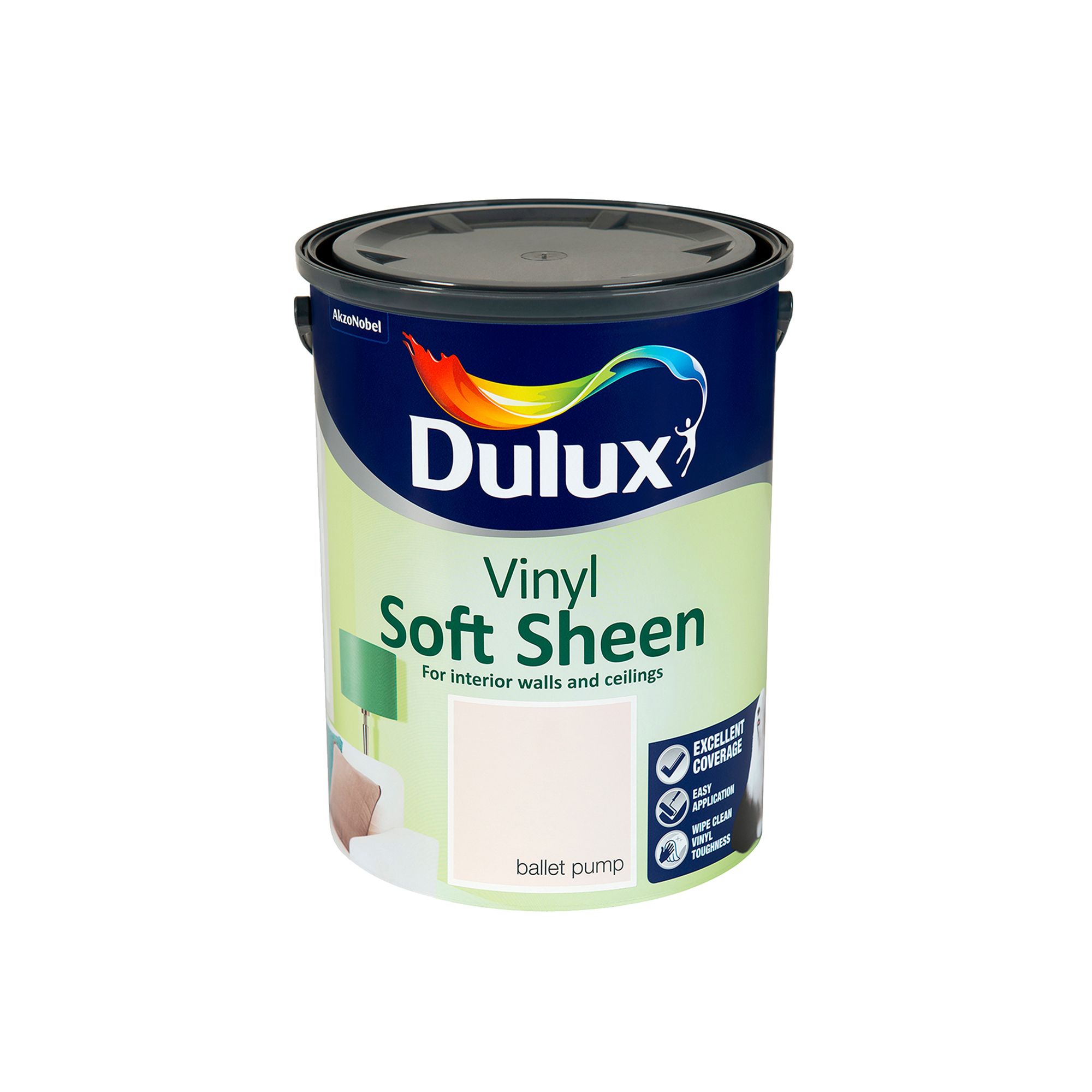 Dulux Ballet pump Soft sheen Emulsion paint, 5L