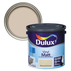Dulux Bleached lichen Vinyl matt Emulsion paint, 2.5L
