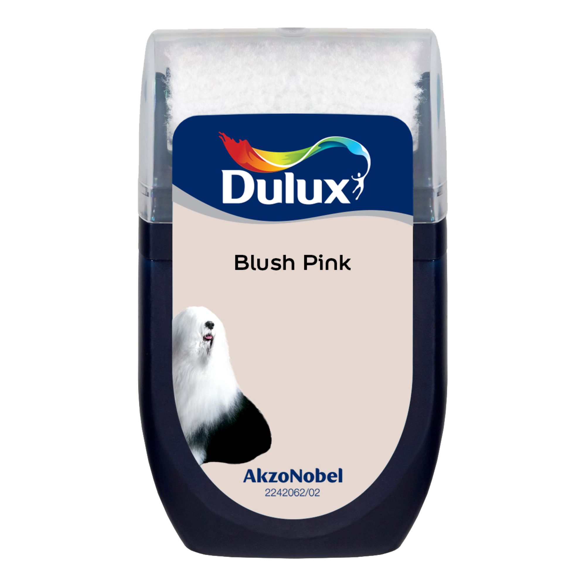 Dulux Blush Pink Matt Wall & ceiling Emulsion paint, 30ml Tester pot