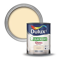 Dulux Buttermilk Gloss Metal & wood paint, 750ml