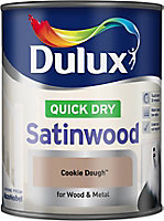 Dulux Cookie dough Satinwood Metal & wood paint, 750ml