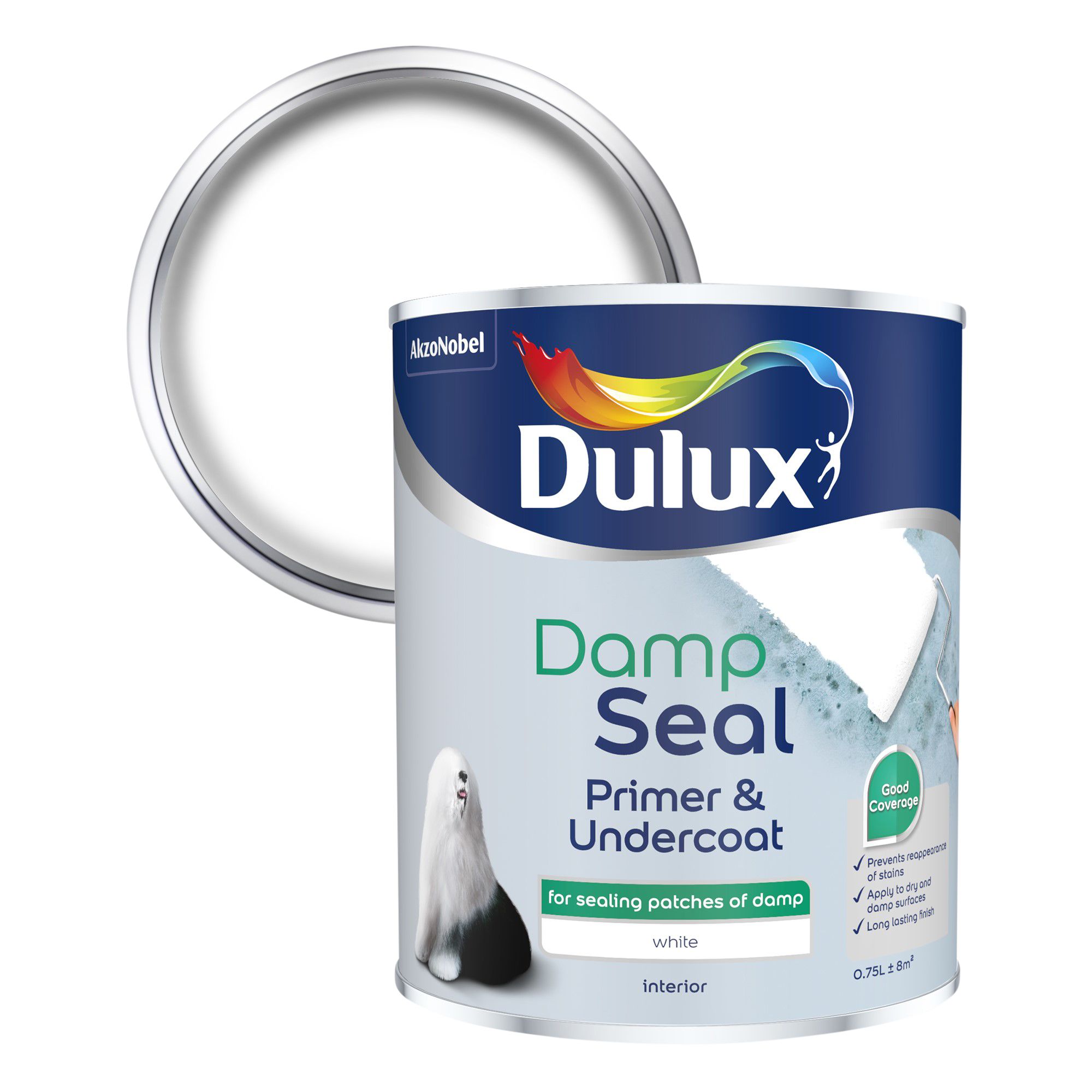 Dulux Damp seal White Primer & undercoat, 750ml