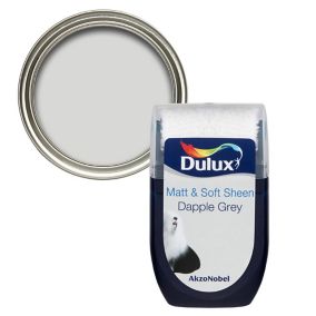 Dulux Dapple grey Vinyl matt Emulsion paint, 30ml