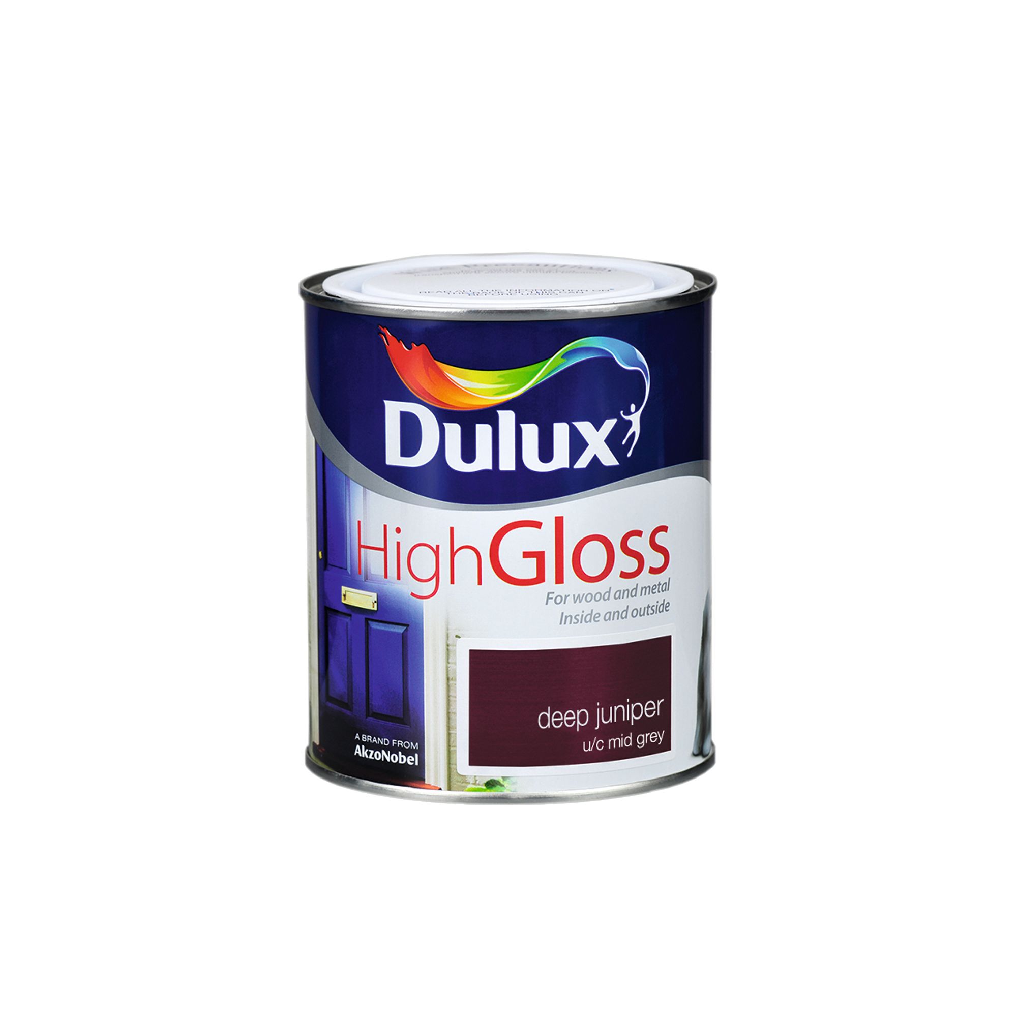 Dulux Deep juniper High gloss Metal & wood paint, 750ml