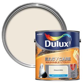 Dulux Easycare Brilliant white Matt Emulsion paint, 10L