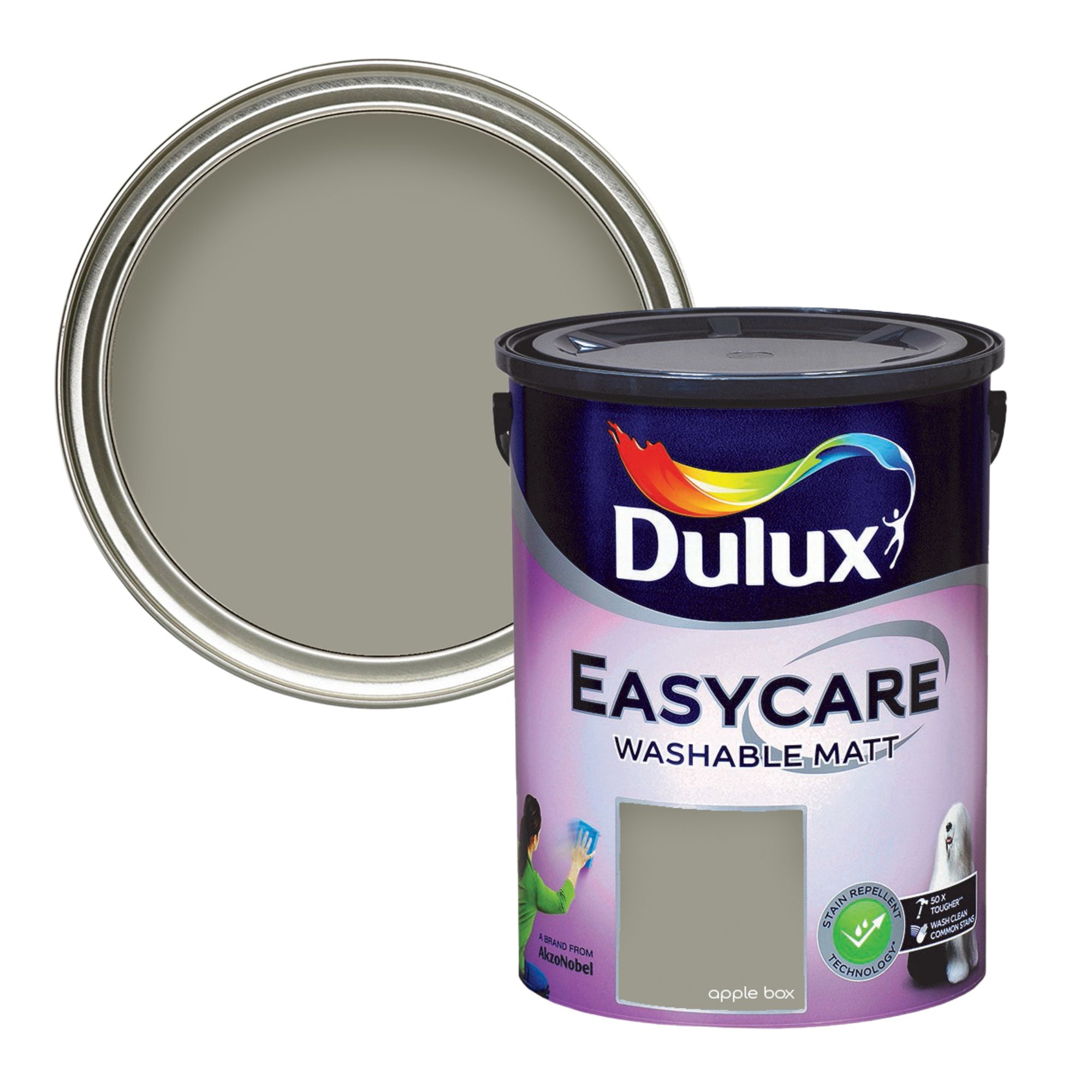 Dulux Easycare Apple Box Matt Wall & ceiling Emulsion paint, 5L