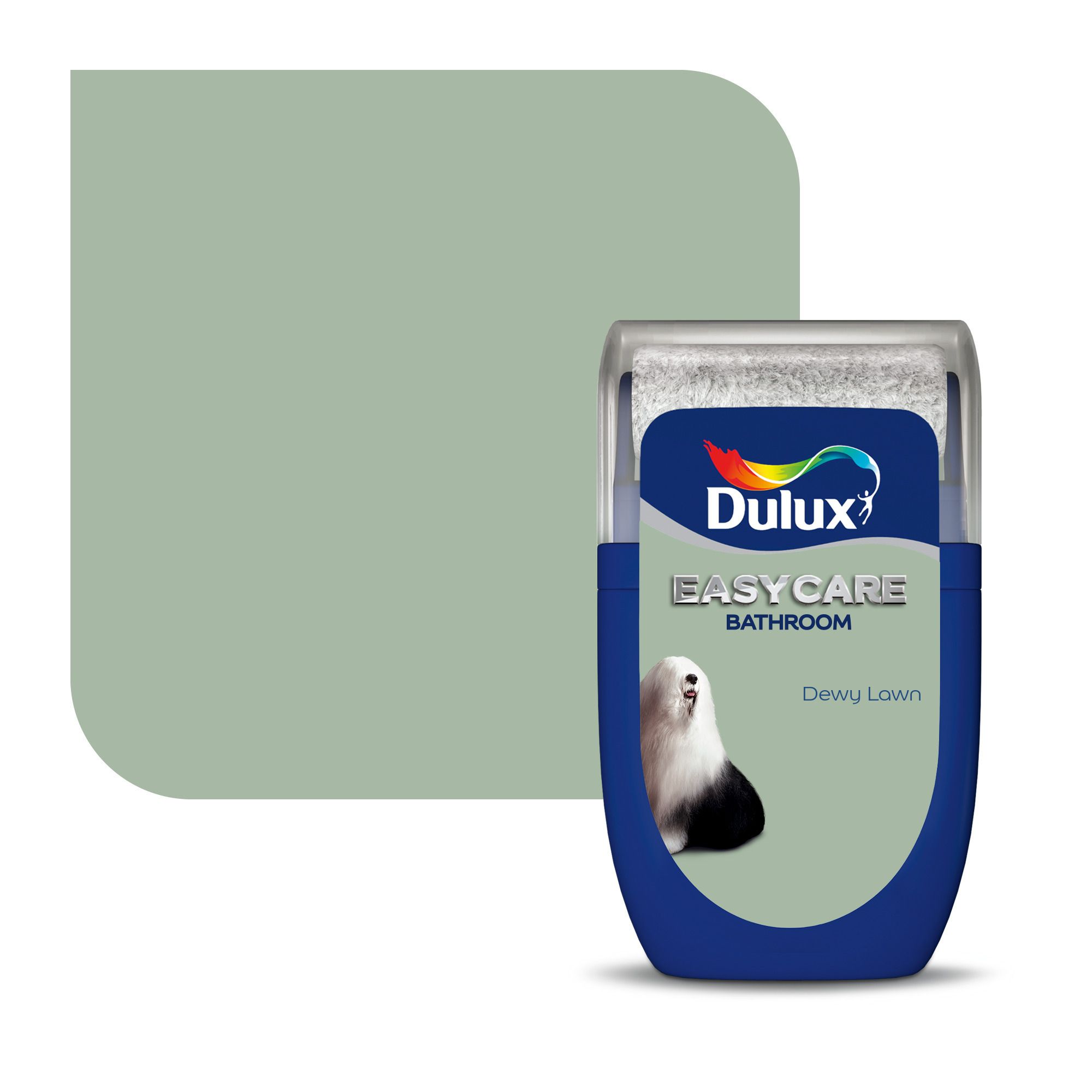 Dulux Easycare Bathroom Dewy Lawn Soft sheen Wall paint, 30ml DIY at B&Q