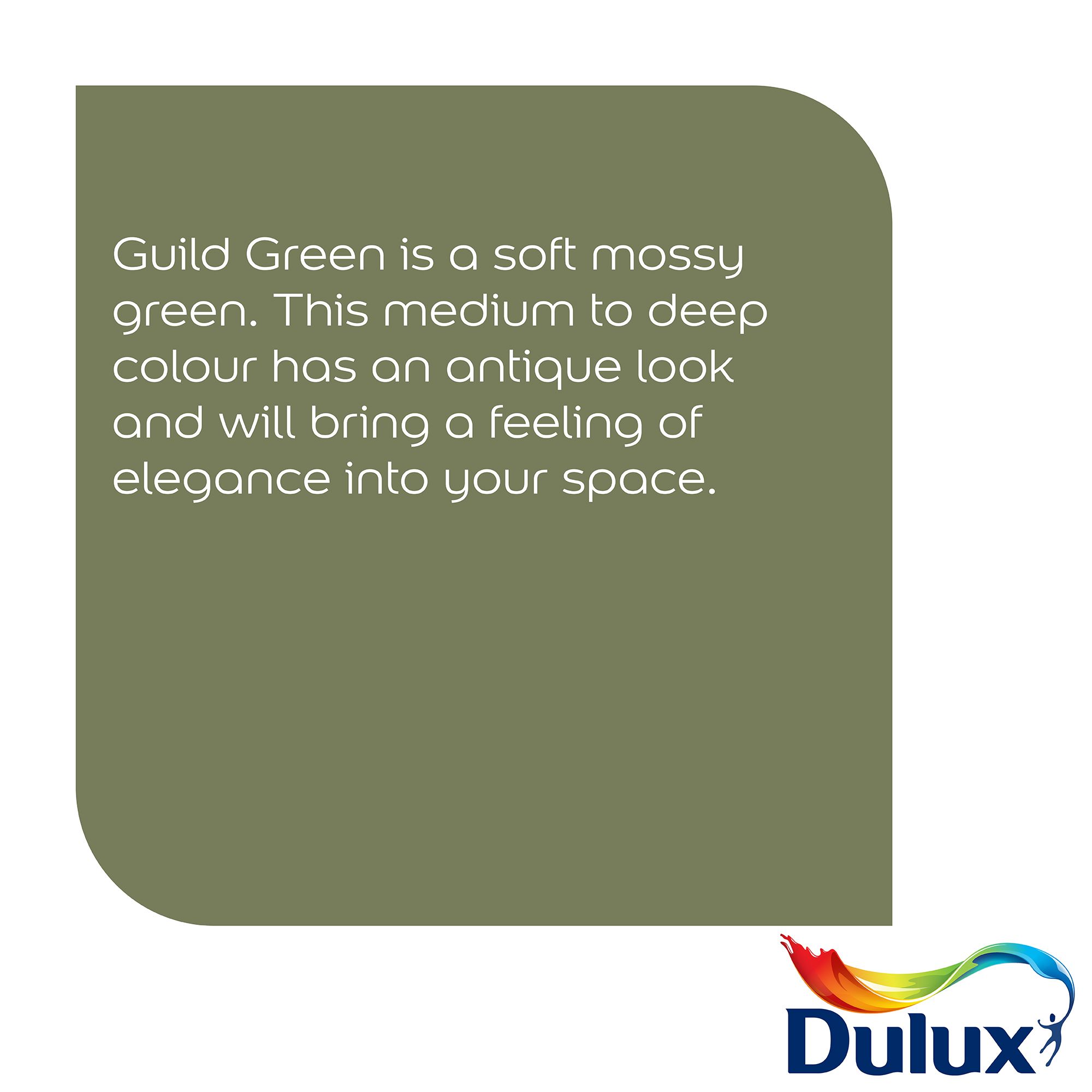 Dulux Easycare Bathroom Guild Green Soft sheen Wall & ceiling Emulsion paint, 30ml Tester pot