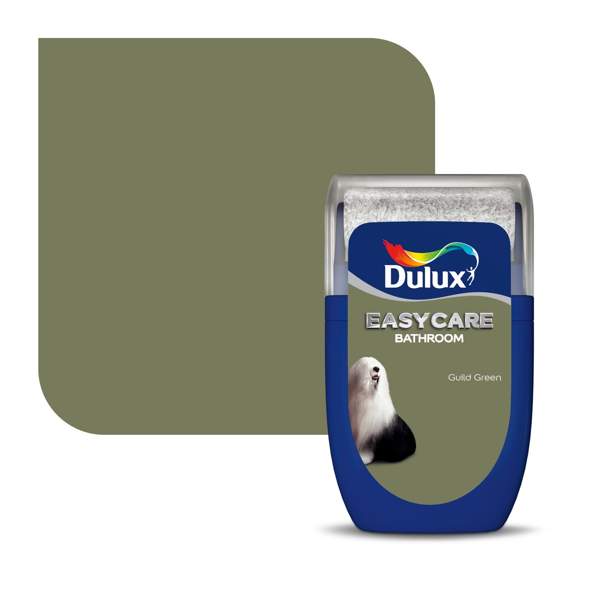 Dulux Easycare Bathroom Guild Green Soft sheen Wall paint, 30ml at B&Q