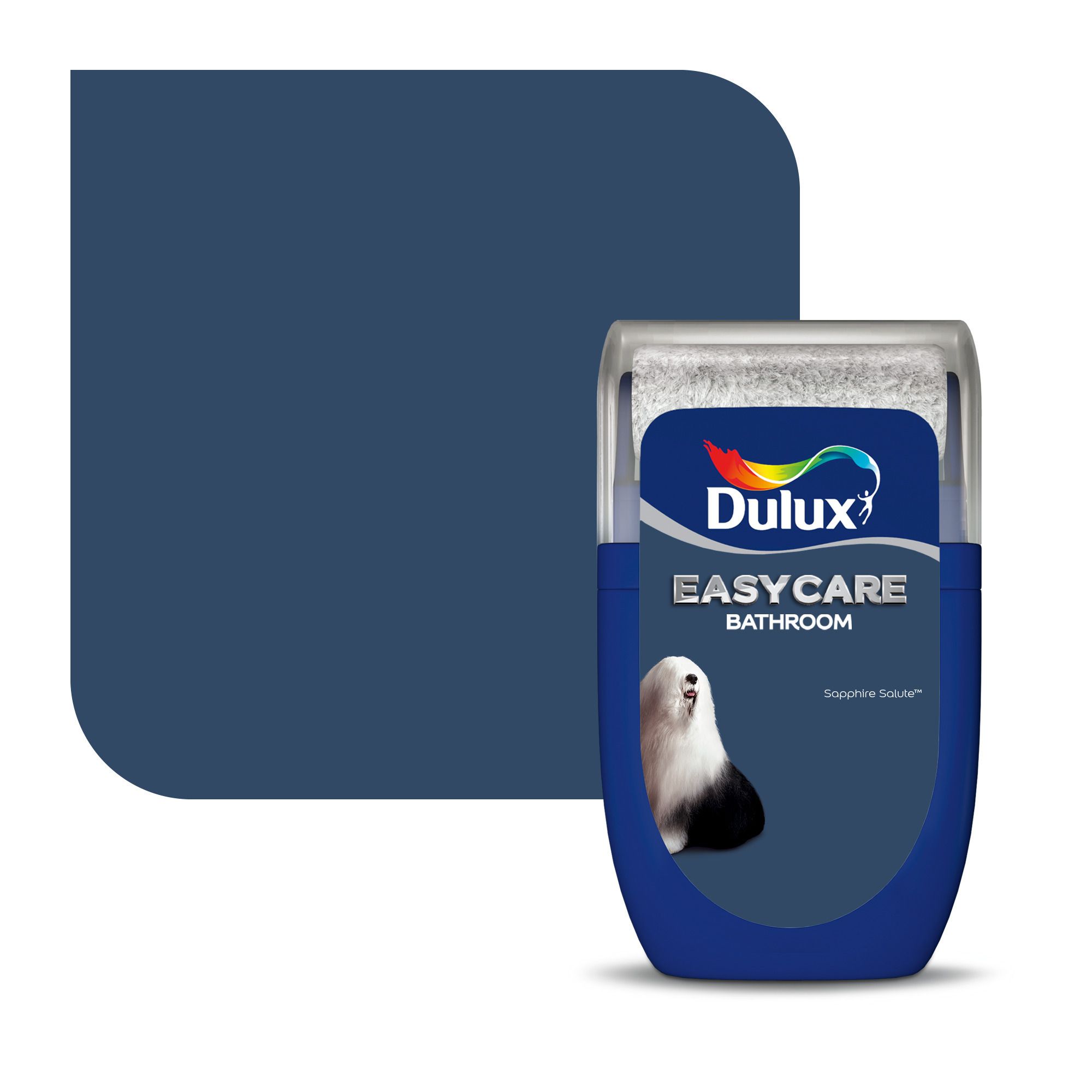 Dulux Easycare Bathroom Sapphire Salute Soft sheen Wall paint, 30ml ...