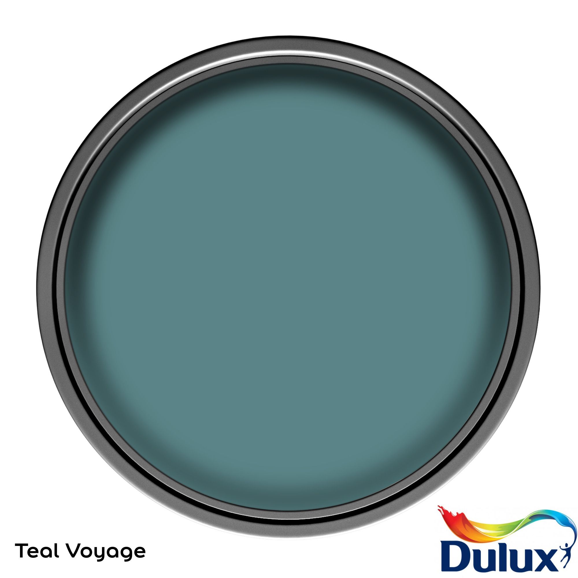 Dulux Easycare Bathroom Teal Voyage Soft sheen Wall paint, 2.5L at B&Q